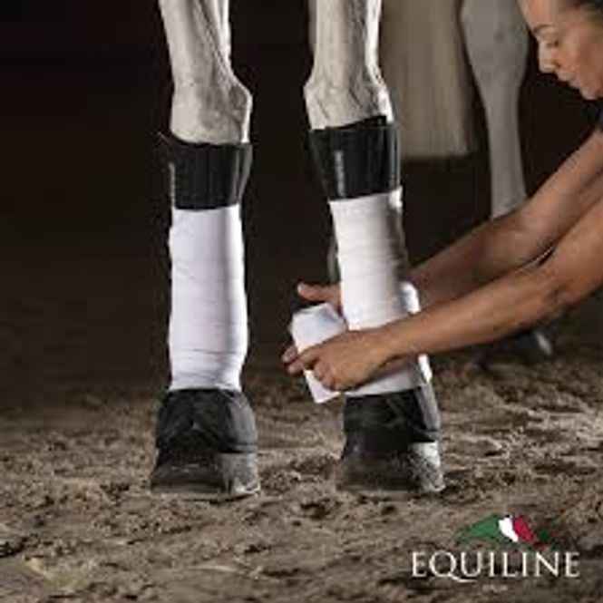 Hovedbilde Equiline Xaviar Bandageunderlag 4pk - Sort