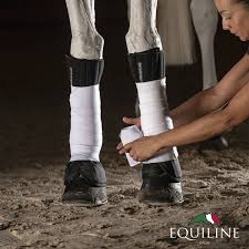 Equiline Xaviar Bandageunderlag 4pk - Sort