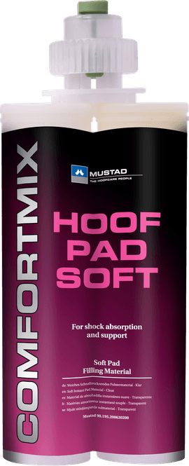 Hovedbilde Mustad Comfortmix hoof pad soft 200cc