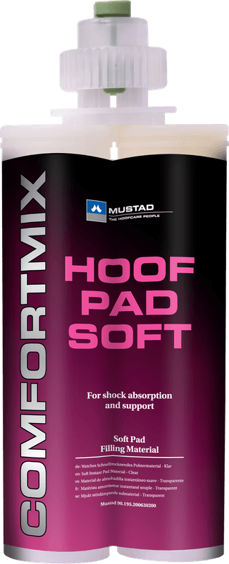 Mustad Comfortmix hoof pad soft 200cc